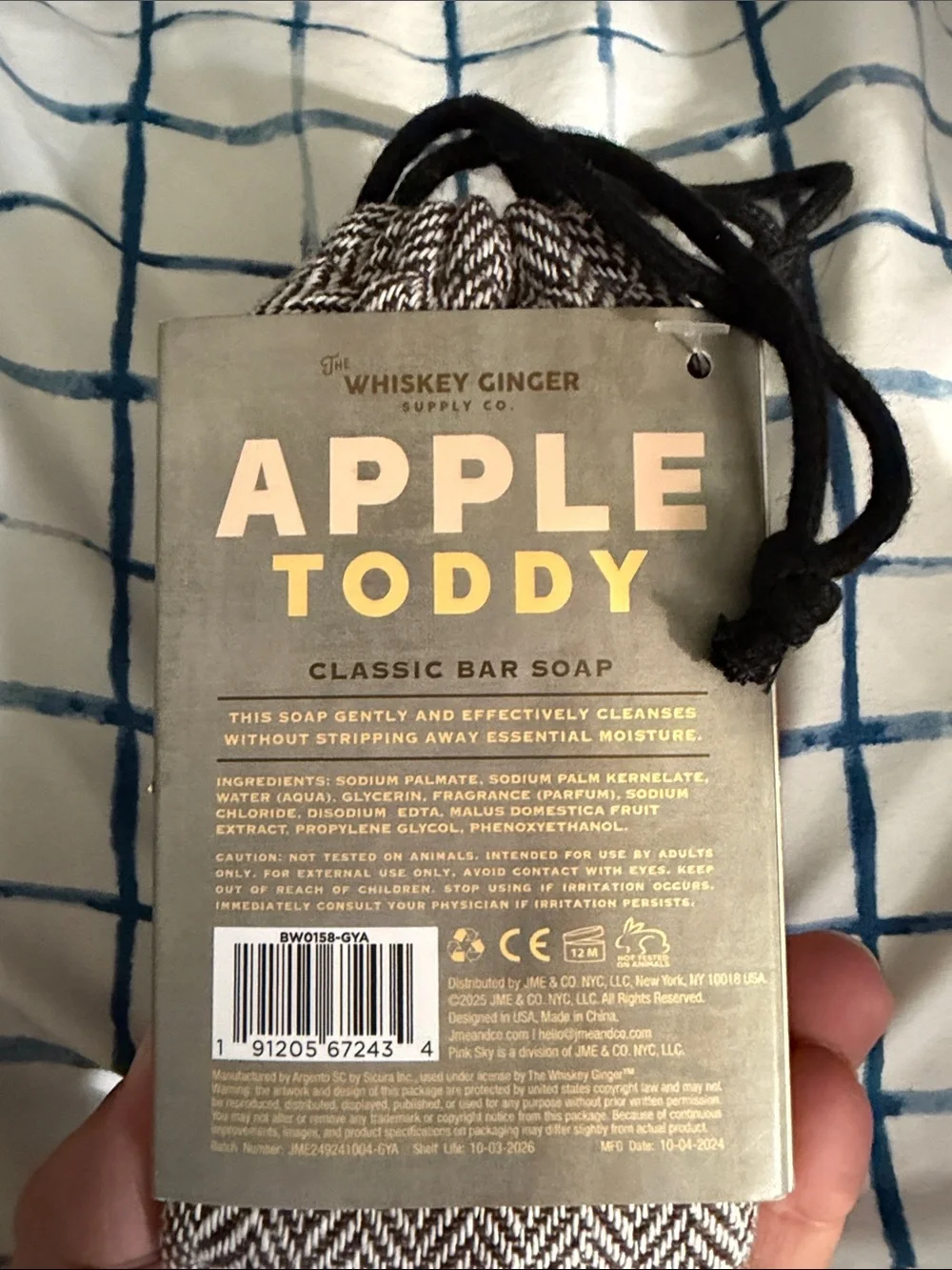 The Whiskey Ginger Apple Toddy Classic Bar Soap - Brown/Orange